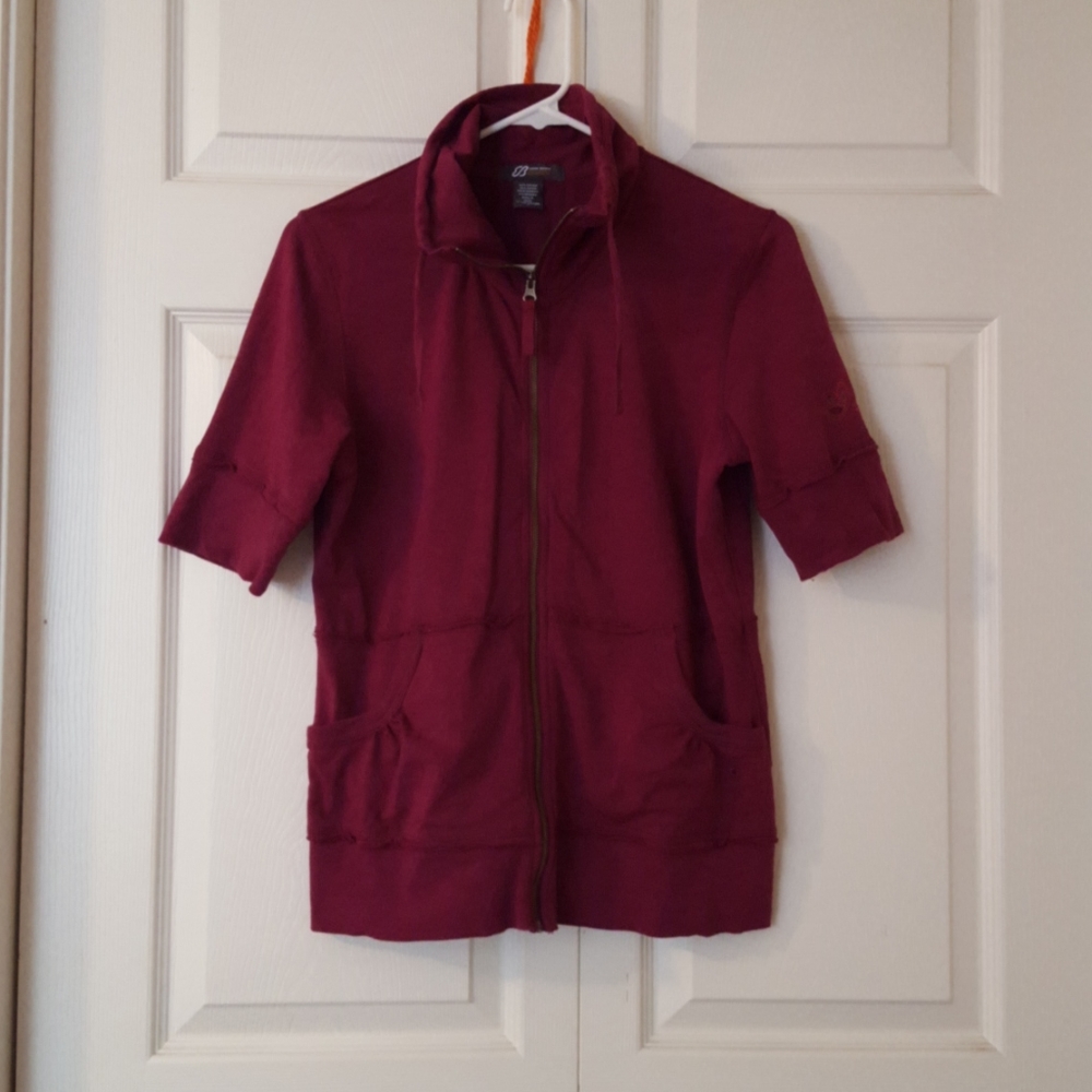 Eddie Bauer Purple Zip Up Jacket